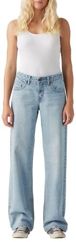 Levi's Women's Low Loose Jeans, Blasted Stone Clean, 30W x 30L