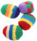 JOINPAYA 4 Pièces De Sable De La Maternelle pour Les Enfants Balles De Jonglage Sack De Coups De Pied Au Crochet pour Enfants Kickball Doux Crochet Balls Crochet Soft Kickball Fil