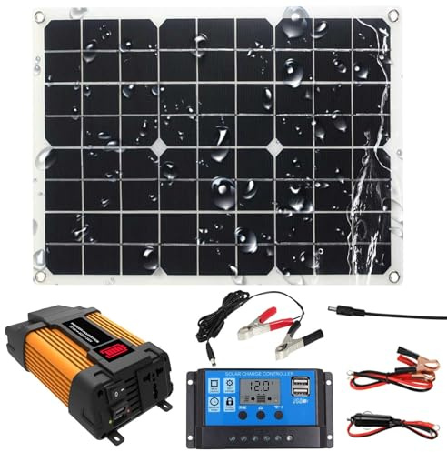 Solarenergie-Set, Mono-Wechselrichter, 500 W, mit USB-Anschluss