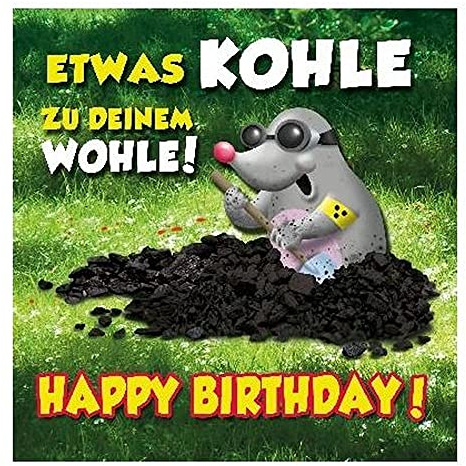 Depesche 5326.018 Glückwunsch-Karte zum Geburtstag mit 3D Motiv, Geburtstagskarte, ca. 17 x 17 cm groß, inkl. passendem Umschlag und Innentext