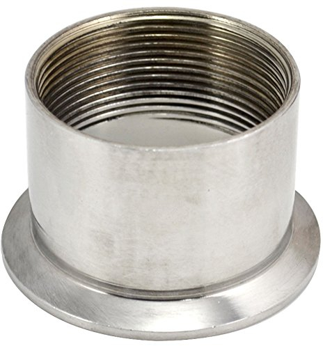 2 Sanitär IG Gewindefitting Flansch Ferrule Für Tri Clamp 77mm SS316 BSPT