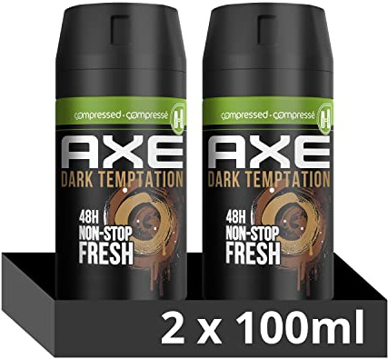 AXE AXE axe deodorant man dark temptation (2x100 ml lot)