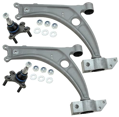 BESTPRICE 2x Querlenker Vorderachse unten links & rechts mit Traggelenk Kompatibel mit A udi Q3 (8UB, 8UG), SEAT ALHAMBRA (710, 711), VW CC B7 (358), PASSAT ALLTRACK B7 (365), PASSAT B6 (3C2), PASSAT