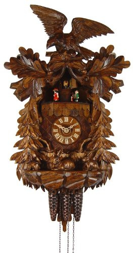 August Schwer Kuckucksuhr Adler, Hasenfamilie