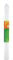 Taufkerze mit farbenfrohen Wegmotiv, 400 x 40 mm