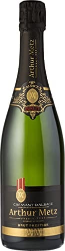 Arthur Metz - Crémant d'Alsace Brut Prestige, Méthode traditionnelle, vieilli sur lattes (1 x 0,75L)