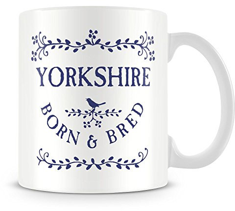 personalised4u Yorkshire Born And Bred Ceramic Coffee Mug