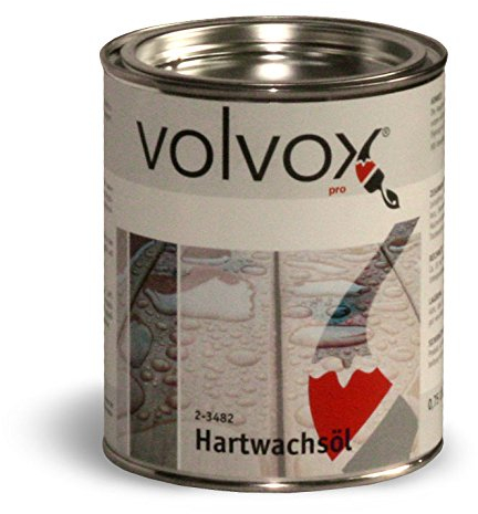 Volvox | pro | Hartwachsöl | Parkettöl | Holzboden | Korkboden | Arbeitsplattenöl | (Inhalt 2,5 Liter)
