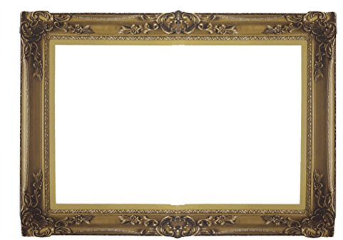 BESTOYARD Vintage Photo Booth Requisiten DIY Papier Bilderrahmen Ausschnitte für Hochzeit Geburtstag Party Familientreffen (Gold)