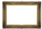 BESTOYARD Vintage Photo Booth Requisiten DIY Papier Bilderrahmen Ausschnitte für Hochzeit Geburtstag Party Familientreffen (Gold)