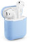 KLUCK Schutzhülle für Apple Airpods 1 & 2 Silikon Case Airpod Hülle Passgenau (Babyblau)