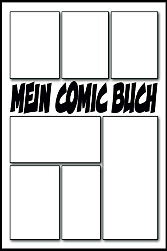 Mein Comic Buch Comics Heft für Erwachsene, Teenager, Kinder 8 Jahre: Blanko Comic A5 Bush, Comic Heft Leer 100 Sleiten (Zeichnen Geschenk Comic Fan)