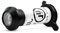 Bwintech 1 Pcs UL Listed Fireproof Door Viewer, Laiton massif 180 degrés, 12 mm de diamètre 35-60 mm de longueur, Finition noire, avec couvercle de visionneuse