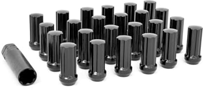 Rough Country Radmutter-Set 9/16 x 18 | Schwarz | Menge 32-5631832BLK Rad mit Lackierung (0 x 0 Zoll / 0 x, 0,000000000000000000000000000000000000