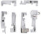 Akozon 6-teiliger Nähfuß, 14U 14CG754 14SH654 Haushaltsset für Singer Jersenadeln Singer Overlock Multifunktions-Overlockmaschine aus Eisen