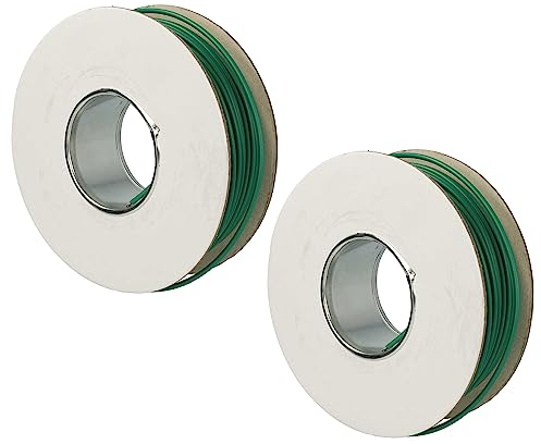 vhbw 2x Cavo perimetrale compatibile con Worx Landroid M1200i, Landroid M500, Landroid M500B robot tosaerba - Filo perimetrale 50 m verde