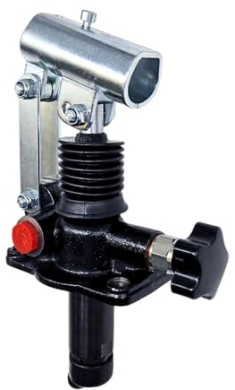 Flowfit Bomba de mano hidráulica de efecto simple 25CC, para cilindro de efecto simple, con válvula de alivio
