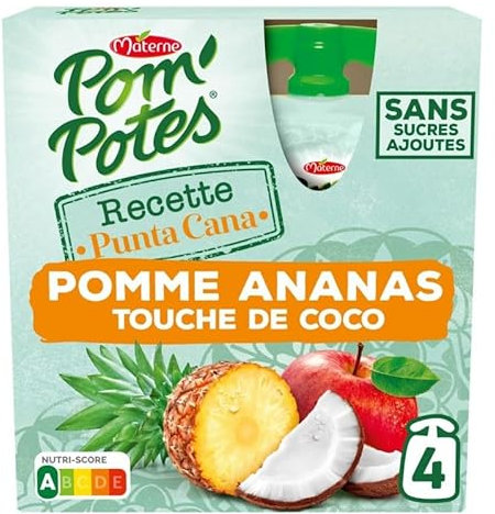 POM'POTES - compote gourdes sans sucres ajoutes recettes punta cana pomme - Trois Articles