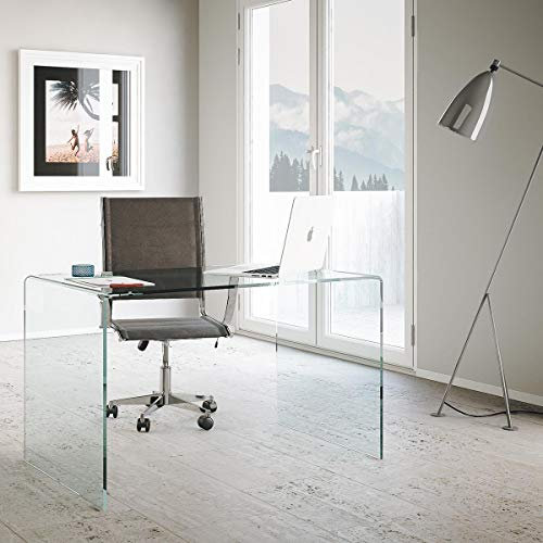 Escritorio de cristal Office Glass 120 x 70 x 75