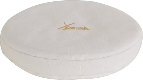 Coussin Sarrasin XDrum 21 cm - En Lin - Rempli de Sarrasin - Diamètre : 21 cm (8) - Peut être utilisé pour préchauffer les bols chantants - Transmet presque entièrement les vibrations