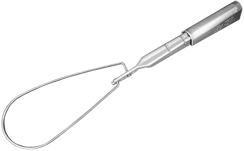 Airmont Products AP-10941, Aluminum Wedge Clamp, ACSR Range 6-2, Stainless Steel Ball Handle, Service Drop Cable Clamp, Tighten Sagging Cables, Aluminum Wedge and Shell, Reduce Strain on Conductors