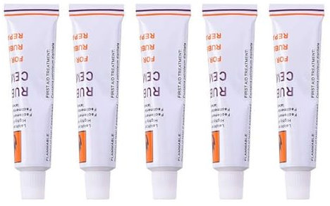 Lot de 5 colles de réparation de pneus de vélo, colle universelle pour réparation de pneu de vélo, colle de réparation de pneu de vélo, colle de réparation de pneu de vélo, colle adhésive forte pour