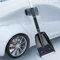 HEBEOT Pala da neve, lunghezza regolabile, per la rimozione della neve, per l'inverno, con pala da neve staccabile, set per la rimozione della neve, pala da neve per auto per la rimozione della neve