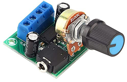 Sessleger LM386 Super Mini Carte Amplificateur, 3V-12V, 0.5W-10W Haut-Parleur Faible Consommation D'éNergie, pour Haut-Parleur SystèMe Audio Bricolage
