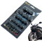 30 Pezzi Tappi Copri Dado Ruota, Coprivite Esagonale per Moto, Tappo Copri Bullone Dado, Copridado Ruota, 8-14mmTappo Copri Dado Decorazione Coperchio Bullone per Moto, Moto Elettriche, Scooter