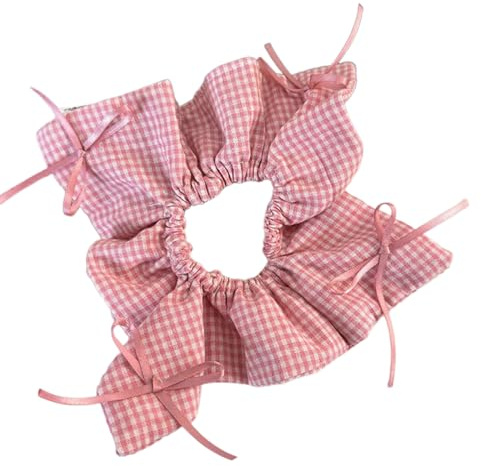 Frühlings-Haargummi mit Schleife, elastisches Gitter-Haargummi, Haargummi, für Damen, Pferdeschwanz, Haargummi für Mädchen