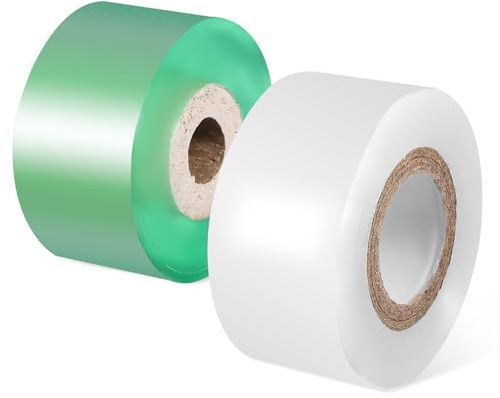 GANAZONO PVC Veredlungsfolie für Obstbäume, 2 Rollen, Dehnbar