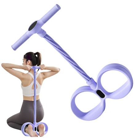 Pedal Puller Resistance Band - 6 Tube Smart Tummy Trimmer - Pedal Resistance Device - for Tummy Bauch ABS Arm Leg Slimming Stretching Bodybuilding