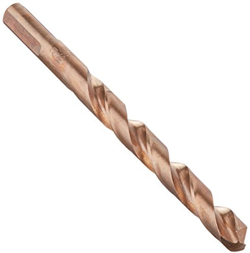 BOSCH CO2148 1-Piece 21/64 In. x 4-5/8 In. Cobalt Metal Drill Bit for Drilling Applications in Light-Gauge Metal, High-Carbon Steel, Aluminum and Ally Steel, Cast Iron, Stainless Steel, Titanium