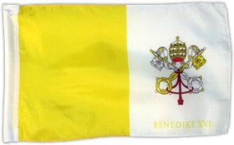 Fahne Flagge Vatikan 30 x 45 cm [Spielzeug]