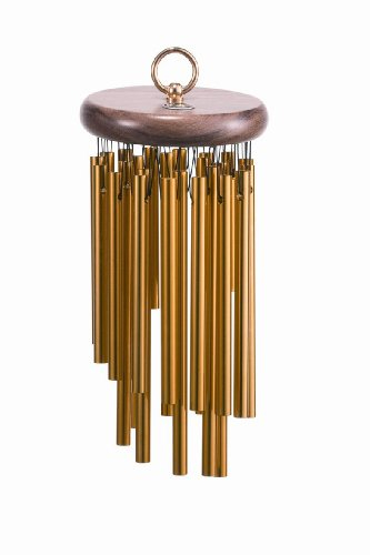 Meinl Percussion Hand Held Chimes - Großes Musikinstrument mit 24 Klangstäben - Handgespielt - Mit Haltering - Aluminium, Gold (CH-H24)