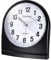Technoline Quarzwecker Modell S, Weckalarm mit Schlummerfunktion, schwarz, nachtleuchtende Zeiger, analog, 95 x 56 x 110 mm