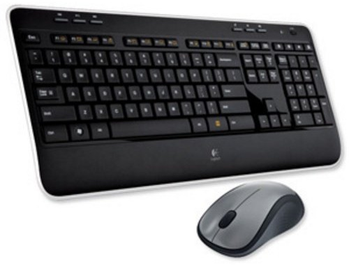 Logitech MK520 UK Cordless Desktop Keyboard Media Full-size and Optical Mouse Ref 920-002606