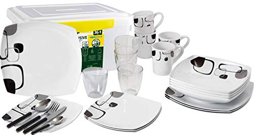 BRUNNER All Inclusive Teller aus Melamin Enigma - 36-tellig