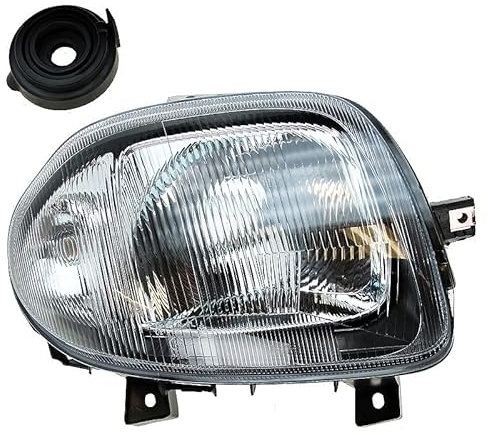 ATEC Germany 1x Hauptscheinwerfer vorne rechts H4 Frontscheinwerfer ohne Stellmotor, Kompatibel mit RENAULT CLIO II (BB_, CB_)