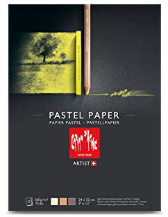 Caran d'Ache Zeichenpapier Pastel 3 farbig 24 x 32 cm