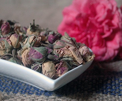 Naturix24 Boutons de roses roses roses - 1 sac de rangement