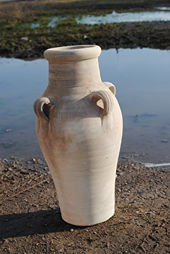 Amphore mit 4 Henkeln,Terracotta,Tunesische Handarbeit,50cm hoch