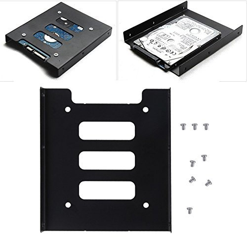 SATKIT Adaptador para Instalar Discos de 2, 5 ssd en bahias de 3, 5 para PC y Mac