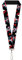 Buckle-Down Lanière – 2,5 cm – Harley Quinn Shooting Poses/Diamonds Noir Chaîne de clé, Multicolore, Taille Unique Mixte