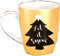 Gilde Porzell Tasse 'Let it snow' Knochenporzellan, ca. 360 ml 22490