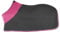 PFIFF 100983 Polarfleecedecke Fleecedecke Pferdedecke Abschwitzdecke, Grau/Pink, 155