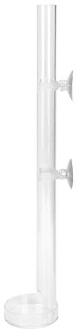 Tube D'alimentation Crevette Tube D'alimentation pour Crevettes en Acrylique Transparent Tube d'alimentation pour Aquarium (25cm)