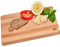 DEKOFANT Schneidebrett Holz Buche 30 x 20 x 2 cm I aus Heimischen Holz I Natur belassen I extra Dick I praktisches Schneidbrett Servierbrett Holzbrett Küchenbrett Frühstücksbrettchen geölt eckig