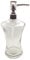 Zénitude Glassworks Pump Bottle Hand Sanitiser Dispenser 300ml - Empty Glass Liquid Refillable Bottle