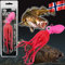 Angel-Berger Wild Devil Baits Octopus Jig Dorsch Heilbutt Seelachs Köder Pilker Meeresangeln Gummifisch (Hot Pink, 350g)